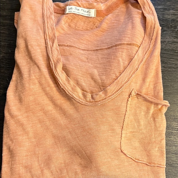 We The Free Light Coral Long Sleeve Tee and Intimately Free Bundle . - Picture 5 of 11